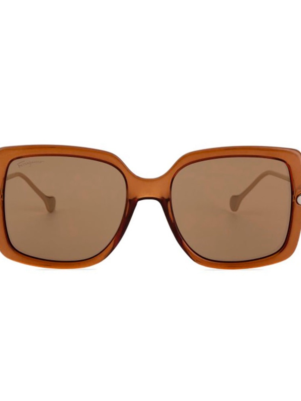 Salvatore Ferragamo Gancio 55mm Square Sunglasses In